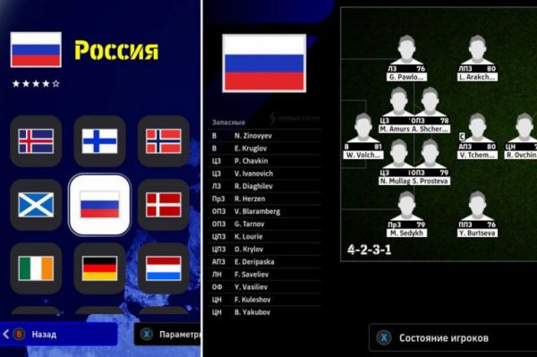 В eFootball вернули сборную России по футболу