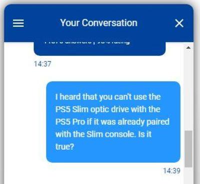 Служба поддержки PlayStation: Привязанный к PS5 Slim привод нельзя использовать с PS5 Pro — аксессуар регистрируется только раз